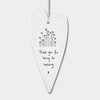 You are amazing heart Ornament, thank you for being amazing Porcelain Gift, Home Gift, thank you gift, gifts for teachers, friendship gift
