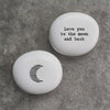 Tiny Porcelain Pebble Collection East of India Token Many designs
