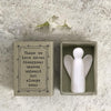 Porcelain Matchbox Angel, Those We Love Don't Disappear, Family Keepsake Gift, friendship gift