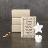 Porcelain Star Ornament, Friendship Gift, Birthday Gift, Home Gift, Mother's Day Present