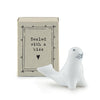 Porcelain Matchbox Message Seal – Sealed with a kiss | Valentines Gift- Wedding Gift- Friendship Gift