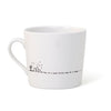 East of India Porcelain Mug | with message... Tea is a warm little hug | Wobbly mug