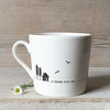 Porcelain Mug - I Bloody Love Tea, ideal gift, boxed, tea lovers, east of India, humorous mug
