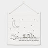 East of India Porcelain Coaster - "Seven Billion People" Sentimental Couple's/friend's Gift