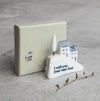 Porcelain House Ornament, Friendship Missing You Keepsake Gift, Birthday Gift, Porcelain Gift, Home Gift, Gift For Friends Family