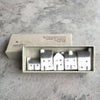 East of India Porcelain Mini Houses Gift, Street in a Box, Boxed Thinking of You Gift, Happiness Gift, Small Porcelain Houses