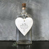 Porcelain Heart Coaster - Dogs come into our home-Pet Memorial Gift, Best friends leave paw prints, sentimental gift, pet loss gift