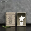 Mini Porcelain Star Ornament, Friendship Gift, Matchbox Birthday Gift, Home Gift, Valentine Day Present