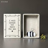 Porcelain Matchbox Bee Insect, Sentimental Boxed Gift, Friendship Keepsake Ornament, Gift for loved one
