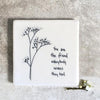 Porcelain Coaster 'You Are The Friend.' Gift, Birthday Keepsake, Best Friends Gift, Home Decoration Gift, Sister Gift, Gifts for her