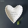 East of India Scallop Heart Dish – Grateful for so much, Gift for wife, Valentine's Gift, Birthday Gift, Letterbox gift, Mum Gift
