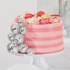 Silver Disco Ball Cake Decorations – Pack of 8, disco ball cake decoration, disco hen party, birthday party, Wedding party, Valentine party