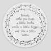 Porcelain Leaf Coaster - Friendship Quote Gift, Keepsake Gift, East of India