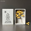 Mini Porcelain Dried flower matchbox-You are the friend, Friendship Gift, Matchbox Birthday Gift, Home Gift, Mother's Day Present