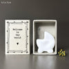 Porcelain Matchbox-Welcome to the world' New Born Baby Gift, New Baby, Sentimental Porcelain Gift-East of India