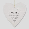 Ceramic White Friendship Heart: "Our laughs are limitless" - Friendship Gift -East of India