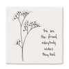Porcelain Coaster 'You Are The Friend.' Gift, Birthday Keepsake, Best Friends Gift, Home Decoration Gift, Sister Gift, Gifts for her