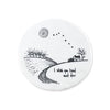 Ceramic Coaster: East of India, "I wish you lived next door"- Friend and Family Gift- Thinking of you gift-Kitchen Coaster Keepsake Gift