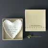 East of India Scallop Heart Dish – Those we love, Gift for wife, Valentine's Gift, Birthday Gift, Letterbox gift, memory keepsake gift