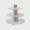 Floral 3 Tier Cake Stand Floral Food Stand, Flowers Cake Stand, Floral Themed Party, Afternoon Tea Decorations, Garden Party Decorations