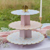 Floral 3 Tier Cake Stand Floral Food Stand, Flowers Cake Stand, Floral Themed Party, Afternoon Tea Decorations, Garden Party Decorations