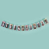 First Birthday Photo Banner: 12 Month Milestone Bunting