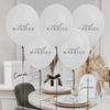Just Married 12" Latex Balloons - Pack of 5, newly wedding balloons,