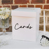 Card Box with Black 'Cards' Acrylic 3D Letters post Box, Wedding Cards Box, Wedding Reception Card Box, Wedding Decor, Cards Box