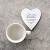 Heart coaster-So much love for you- Friendship keepsake