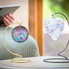 8cm Friendship Ball - Multicoloured Turquoise, Luxury Hanging Friendship Glass ball Good Luck Gift Mouth Blown Glass