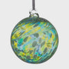 8cm Friendship Ball - Green & Blue, Luxury Hanging Friendship Glass ball Good Luck Gift Mouth Blown Glass