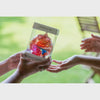 8cm Friendship Ball - Green & Blue, Luxury Hanging Friendship Glass ball Good Luck Gift Mouth Blown Glass
