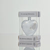 8cm Friendship Heart - In Loving Memory - White, Sympathy Gift, Loss of Loved One, Bereavement Gift, Home Decor, Gift For Her