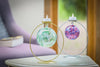 8cm Friendship Ball - Blue & Pink,Luxury Hanging Friendship Glass ball Good Luck Gift Mouth Blown Glass