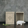 Porcelain Mini Matchbox Gift - Tortoise, Lets grow old together, keepsake gift, Valentine's Day Gift
