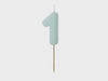 Light Blue Number candles 01,02,03,04,05,06,07,08,09, 1st birthday, 21st, 30th, 40th, 50th, 60th, 70th, 80th, 90th, 100th birthday candles,