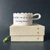 East of India Porcelain Handled Boxed Scalloped Tea Light Holder, Keepsake Birthday Gift, In Loving Memory,