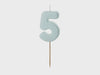 Light Blue Number candles 01,02,03,04,05,06,07,08,09, 1st birthday, 21st, 30th, 40th, 50th, 60th, 70th, 80th, 90th, 100th birthday candles,