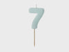 Light Blue Number candles 01,02,03,04,05,06,07,08,09, 1st birthday, 21st, 30th, 40th, 50th, 60th, 70th, 80th, 90th, 100th birthday candles,
