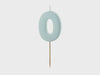 Light Blue Number candles 01,02,03,04,05,06,07,08,09, 1st birthday, 21st, 30th, 40th, 50th, 60th, 70th, 80th, 90th, 100th birthday candles,