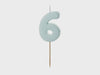 Light Blue Number candles 01,02,03,04,05,06,07,08,09, 1st birthday, 21st, 30th, 40th, 50th, 60th, 70th, 80th, 90th, 100th birthday candles,